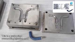 Moulage par insertion personnalisé pour envelopper le plastique autour des pièces métalliques, moulage par injection de surmoulage