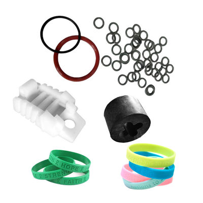 Logo personnalisé disponibled Absorbeur de choc industriel Parties en caoutchouc au silicium pour la compression/injection personnalisée