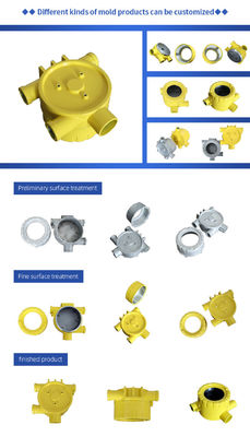 Motifs de moulage sous pression en aluminium pour les besoins industriels de l'automobile JLS Base de moulage OEM/ODM Acceptable