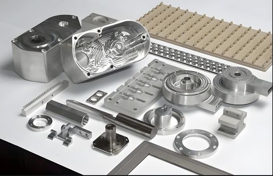 Pièces d'usinage en aluminium de tailles personnalisées avec traitement de surface polie et certification ISO9001