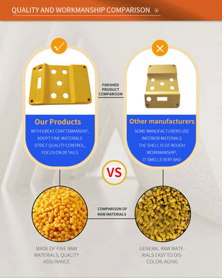 Processus de compression Produits moulés par injection plastique avec finition de surface de traitement thermique
