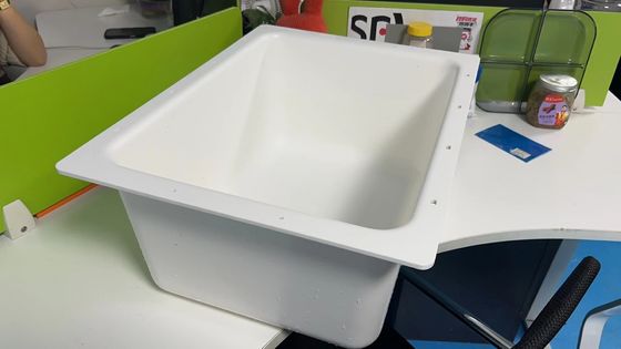 Grand réservoir d'eau en polycarbonate à vide avec logo personnalisé et bonne résistance aux chocs