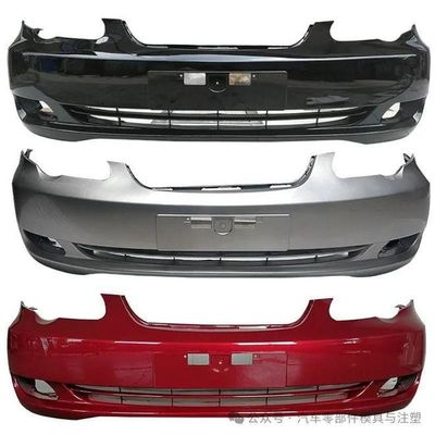 Moule d'injection plastique de haute précision pour pare-chocs de voiture avec matériau de moule P20/718/738/NAK80/S136 et longue durée de vie