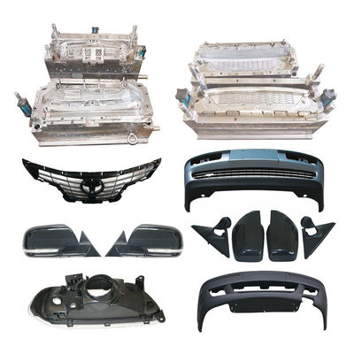 Moule d'injection plastique de haute précision pour pare-chocs de voiture avec matériau de moule P20/718/738/NAK80/S136 et longue durée de vie
