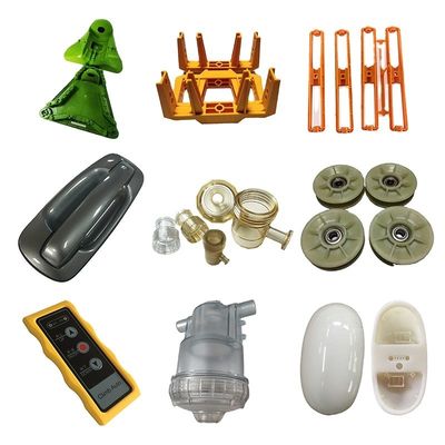 Parties en plastique polycarbonate sur mesure avec logo, processus de personnalisation, emballage d'assemblage par injection de moule