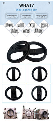 Pièces d'injection en plastique personnalisées avec base de moule LKM pour les applications automobiles et certification ISO9001:2015