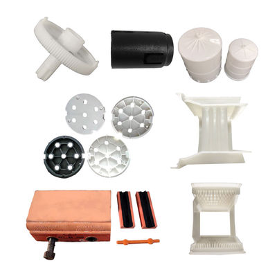 Pièces de crochet en plastique moulées par injection gravées avec couleurs personnalisées et galvanoplastie