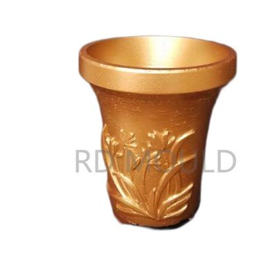 Conception personnalisée Matériau ABS Moule de pot de fleurs en béton avec plus de 100 fois la durée de vie du moule