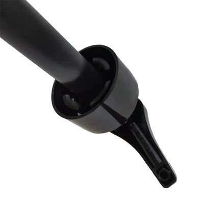 Tête de pompe à lotion en plastique avec conception de bec long pour une distribution précise et une finition noire